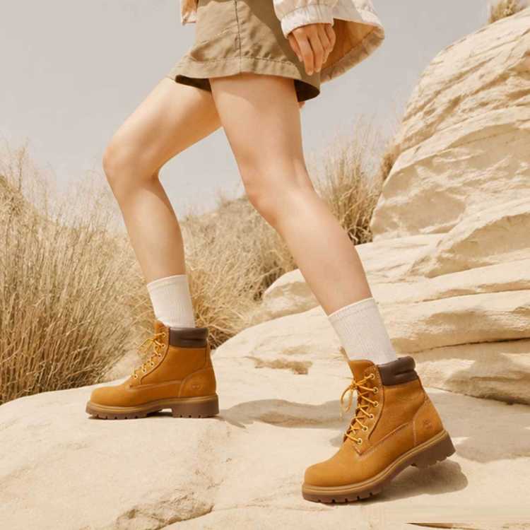 TIMBERLAND 2026年冬季款高帮女鞋耐磨运动鞋时尚潮流日常徒步登山工装靴