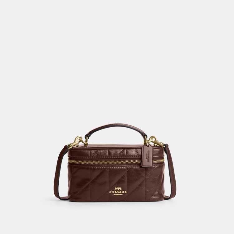 COACH 【全国联保】蔻驰 绗缝细节RAINER 18号斜挎盒子包