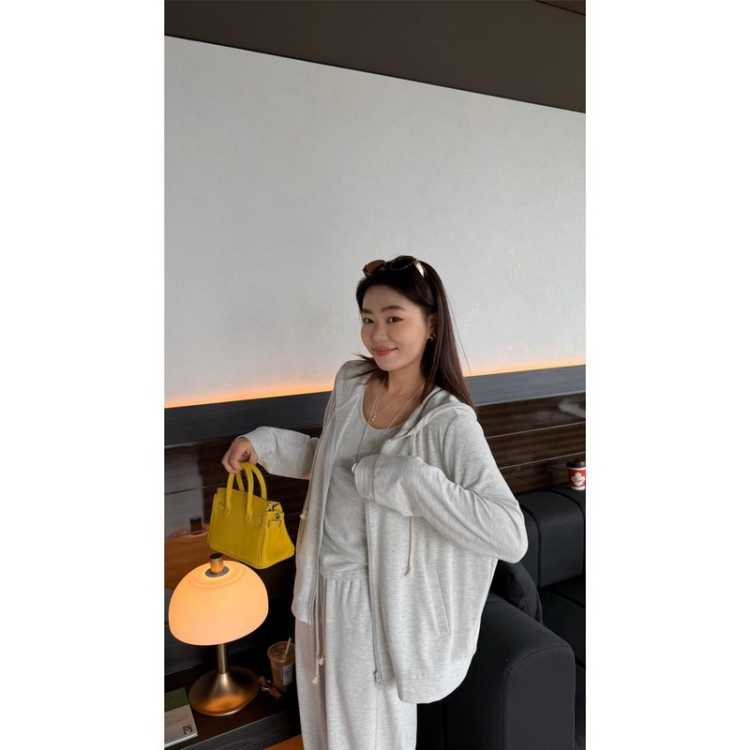 大婉酱 【松弛感卫衣外套】松弛居家遛弯休闲宽松百搭26秋新女长袖连帽