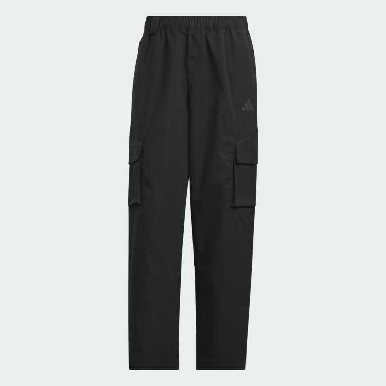 adidas 春秋季男子经典宽松运动休闲直筒系绳长裤