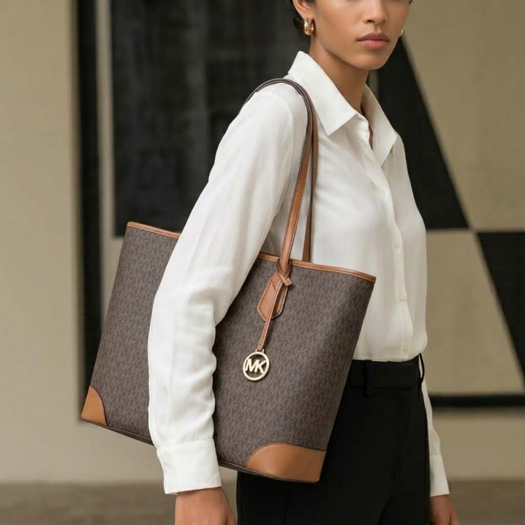 MICHAEL KORS Eva 女士大容量日常百搭手提托特包