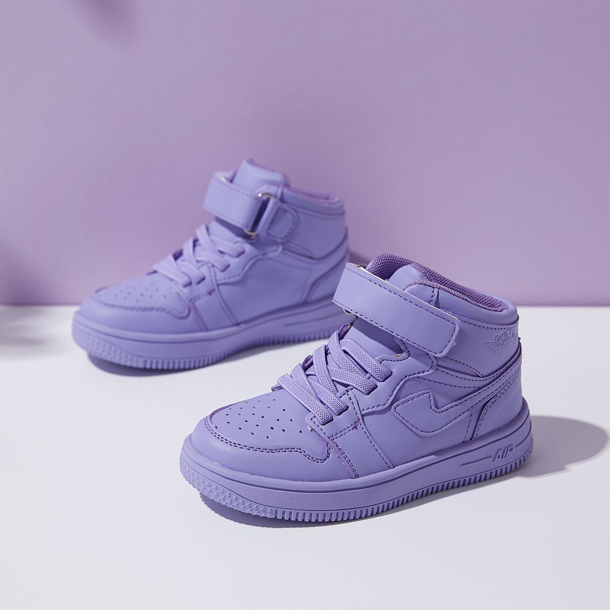 比比我童鞋秋冬新款aj童鞋男童运动鞋透气篮球鞋女童鞋子板鞋