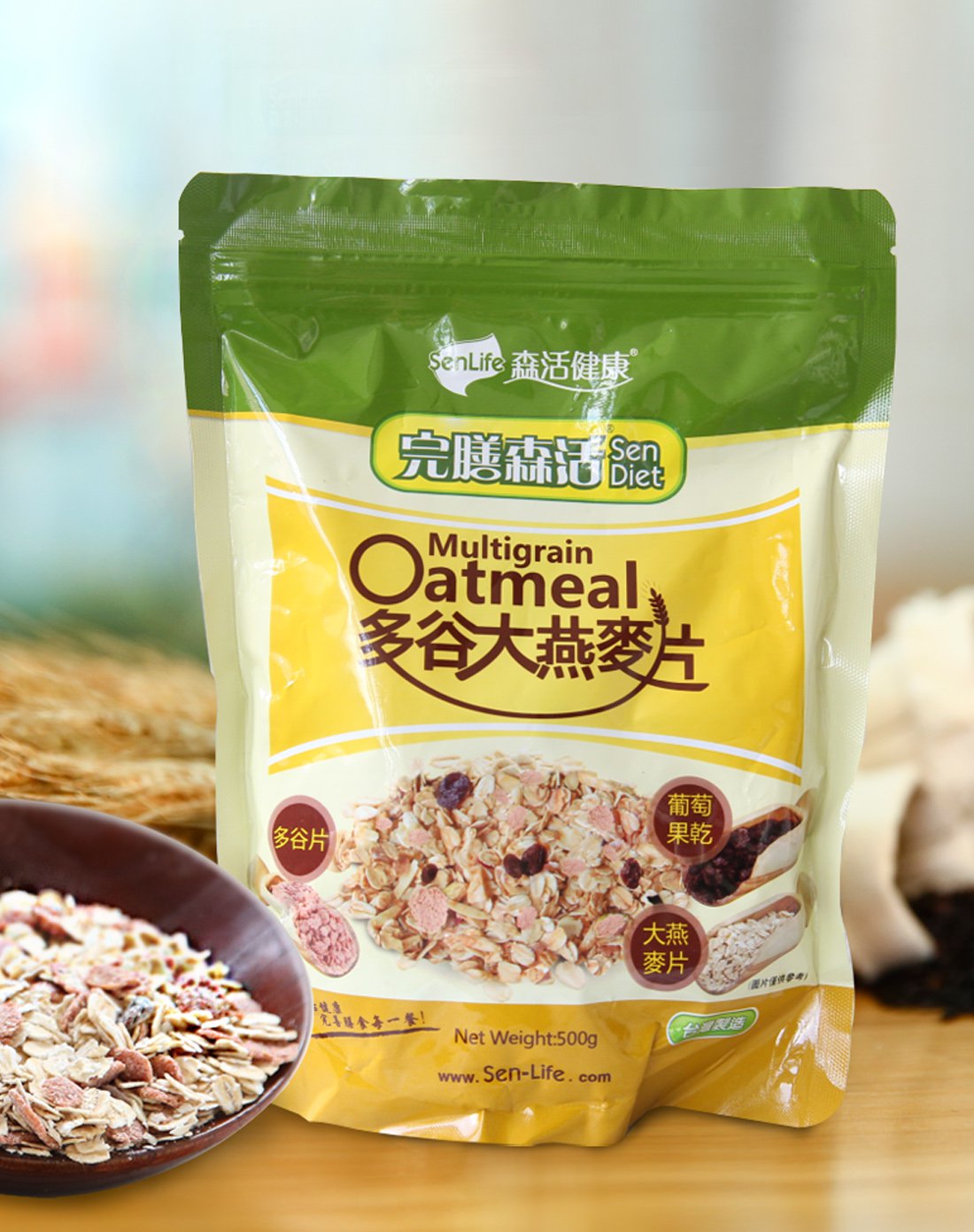 台湾多谷燕麦片(袋装)500g