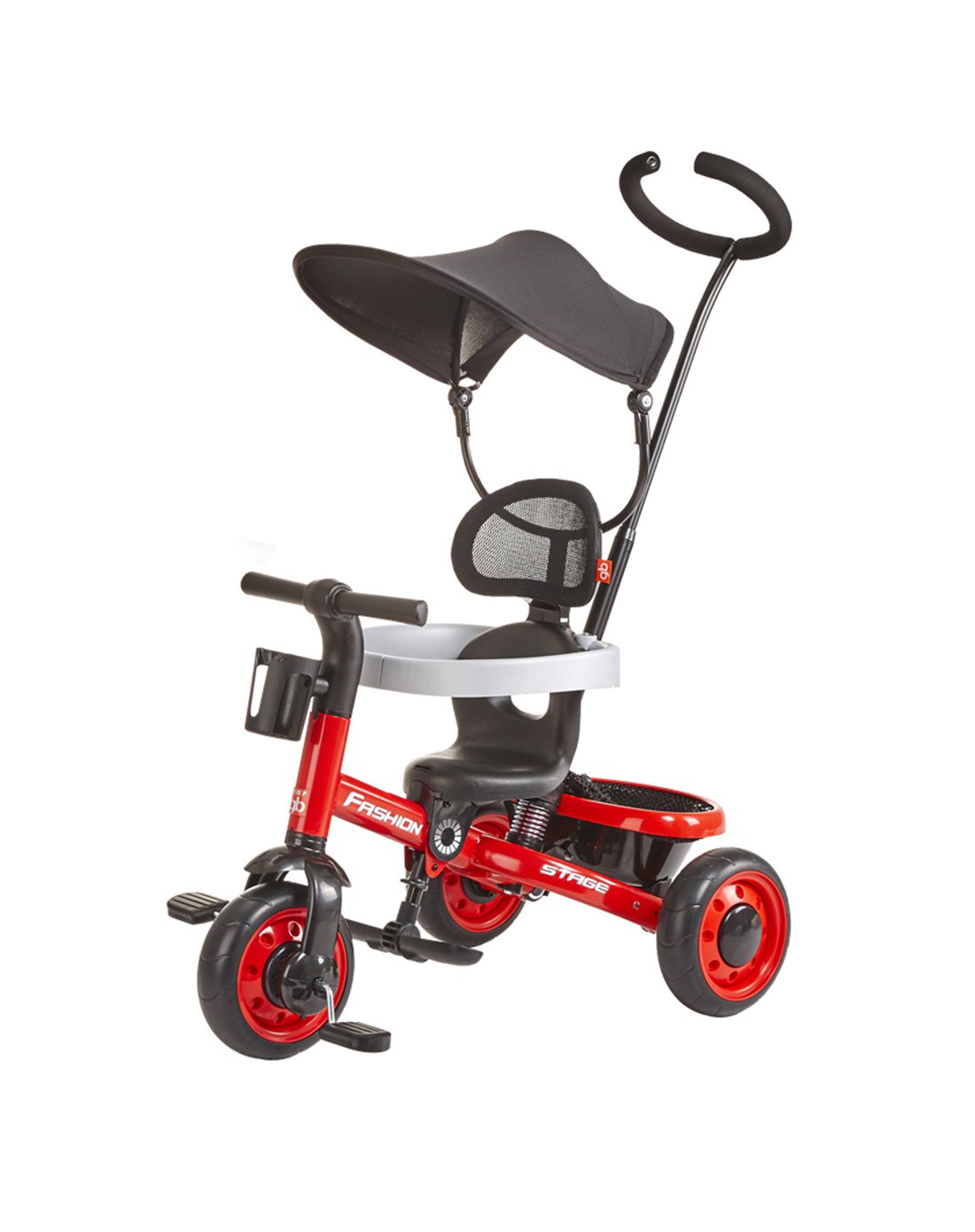 gb好孩子 多功能手推车三轮脚踏车