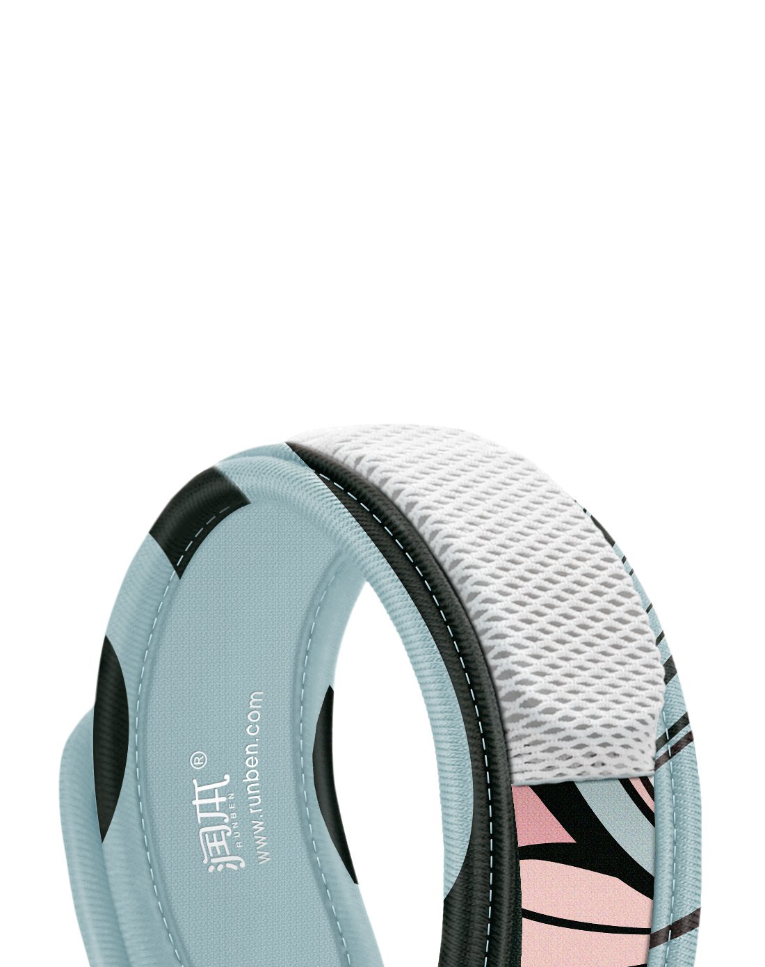 润本叮叮植物精油腕带成人款(蝴蝶蓝粉)1条装 户外驱蚊手环