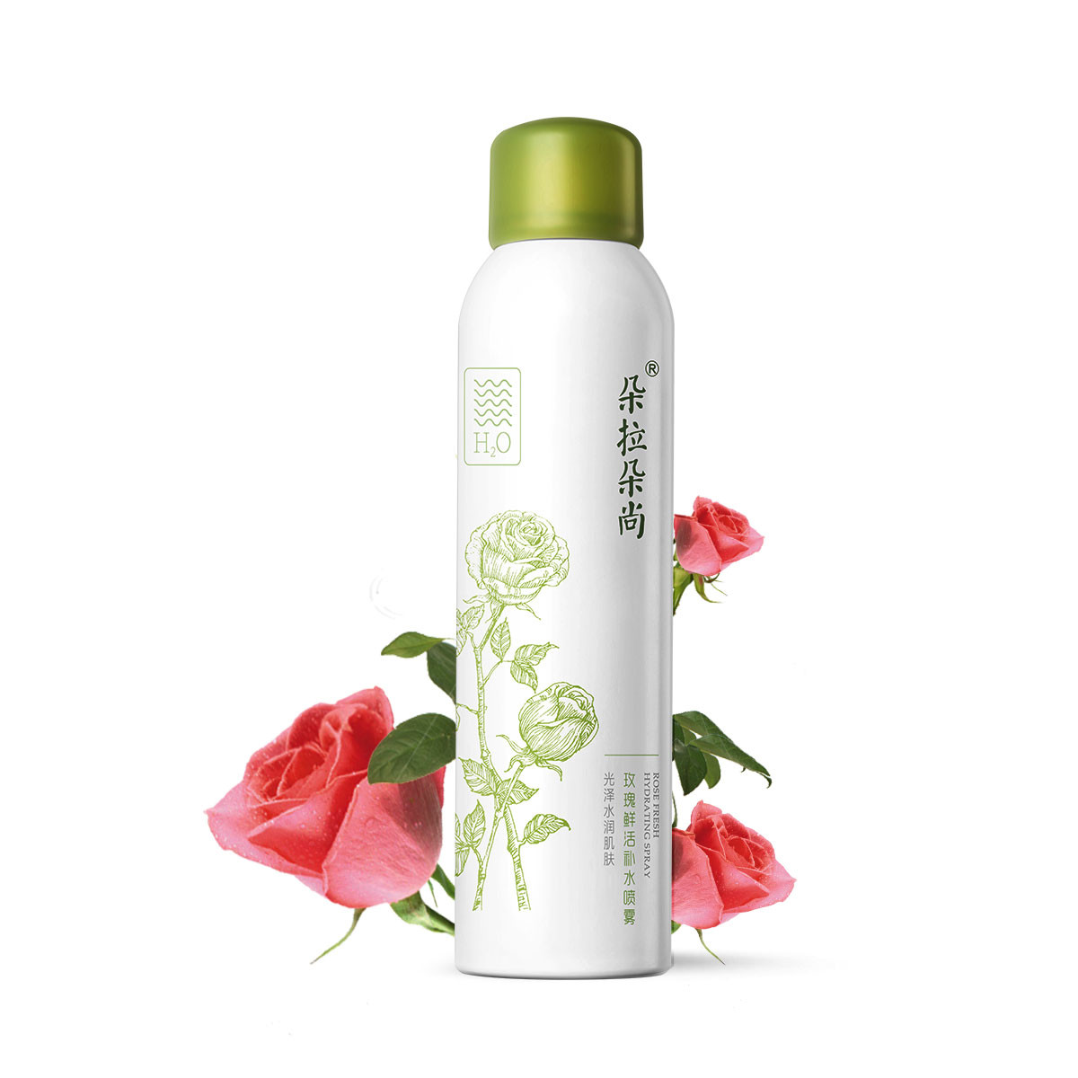 朵拉朵尚 玫瑰鲜活补水喷雾150ml 提亮肤色保湿化妆水