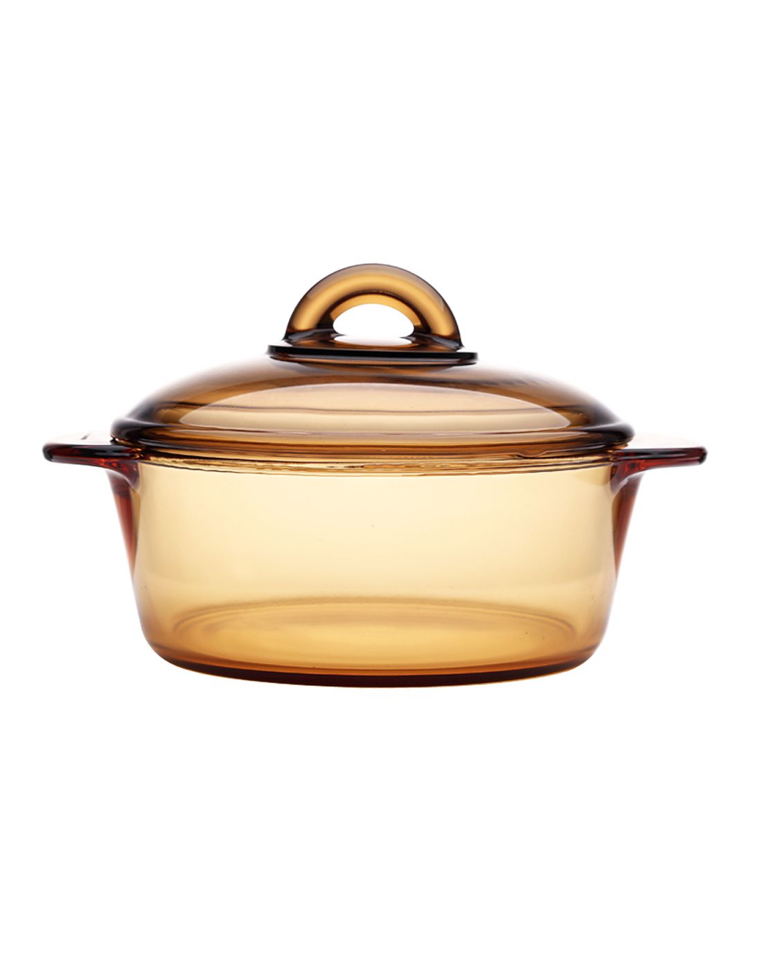 琥珀色玻璃直烧锅1升 储物罐*2