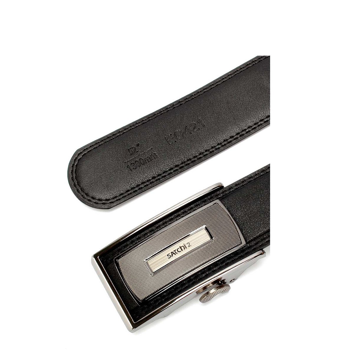 沙驰satchi男式皮带经典自动扣商务腰带