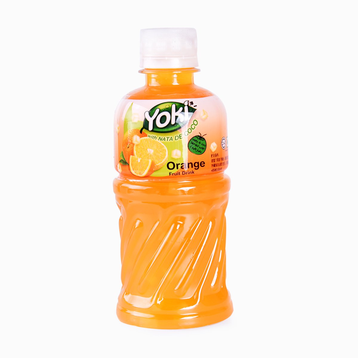 甜橙果汁饮料(含椰纤果)320ml*6瓶整箱装