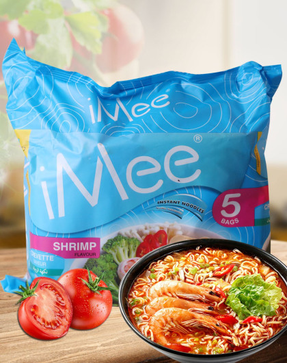 艾米海鲜虾味方便面70g*5
