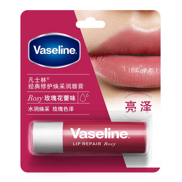VASELINE 【香型随心搭】凡士林修护型润唇膏3.5g 保湿滋润口红打底 图 6