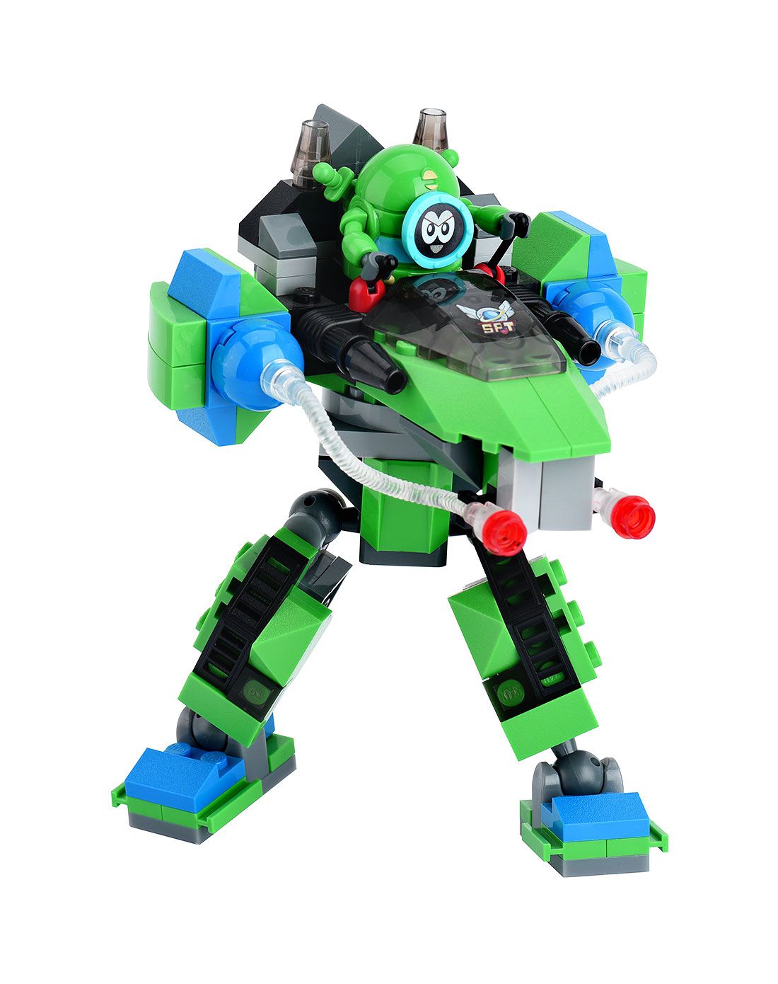 赛尔号主题积木 阿铁打机甲