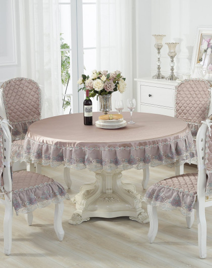 布艺装饰美家-美丝纺四季直径180cm丝光绒圆桌布zb-sgryz-1118004