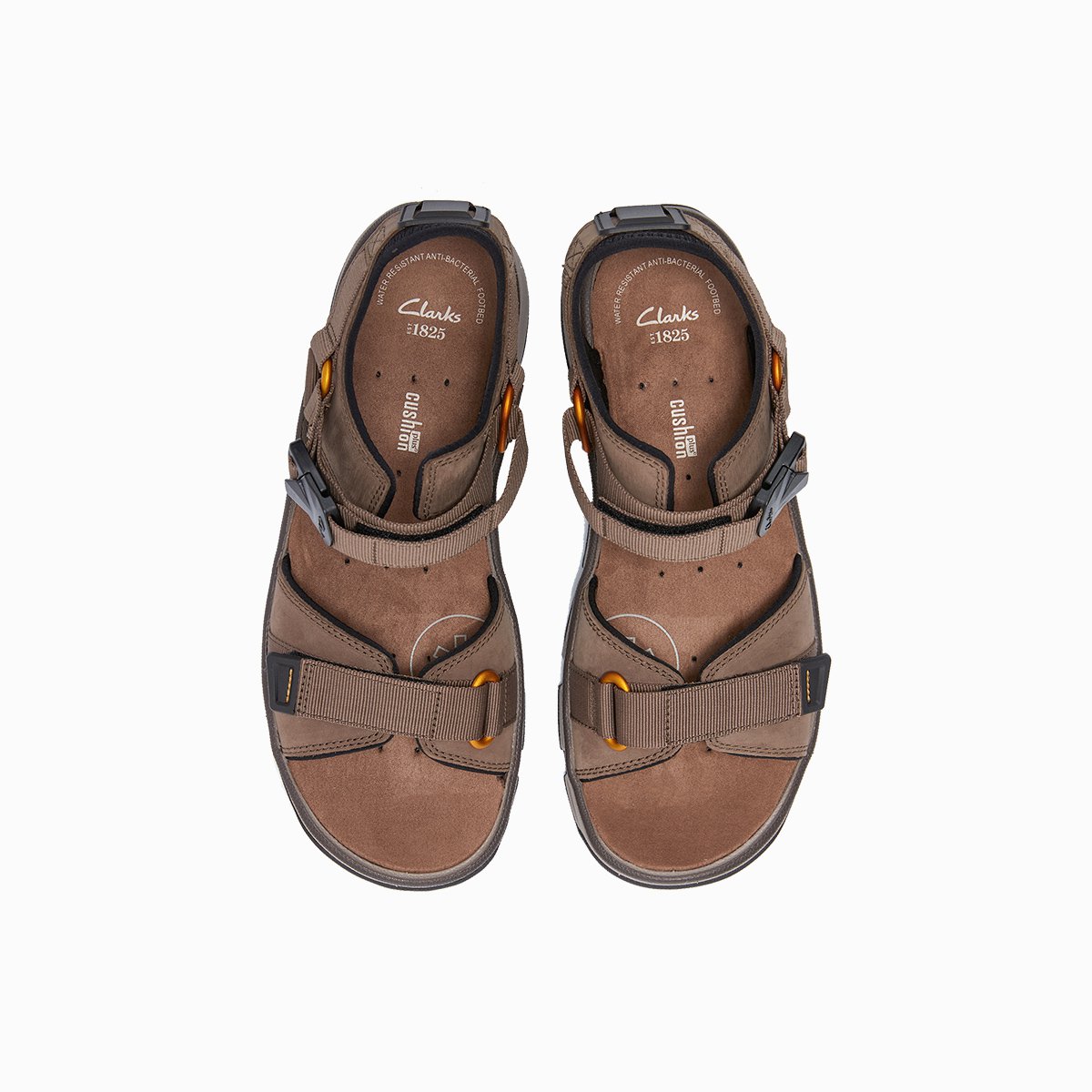 clarks其乐夏季explore par两截式缓震休闲沙滩鞋男士凉鞋