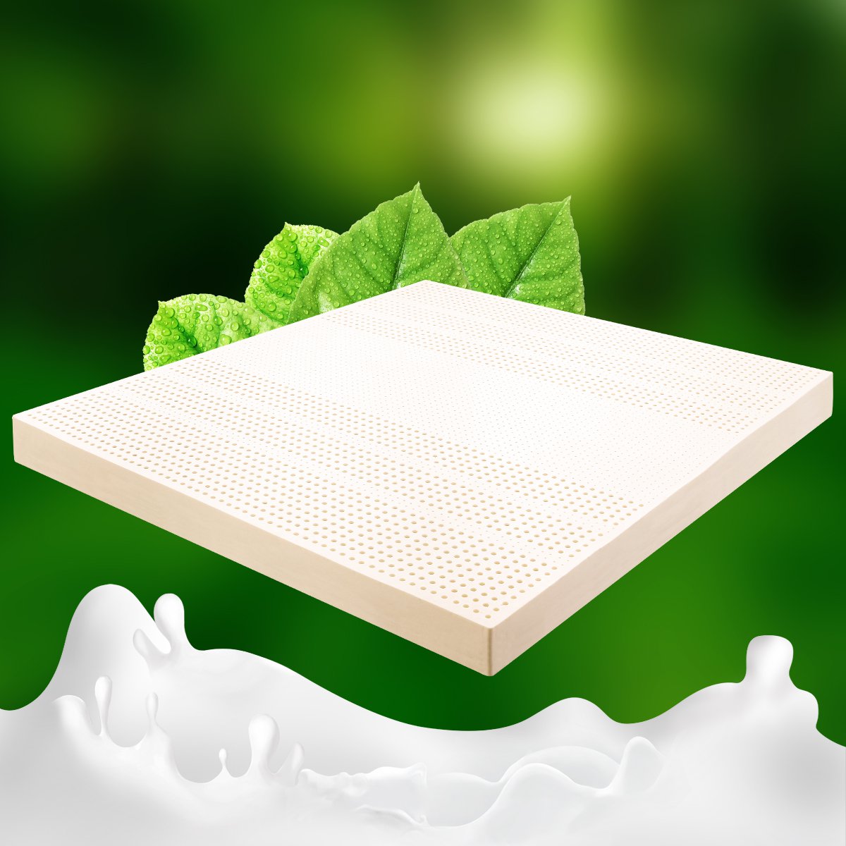 泰国进口天然乳胶床垫1.8米7.5cm