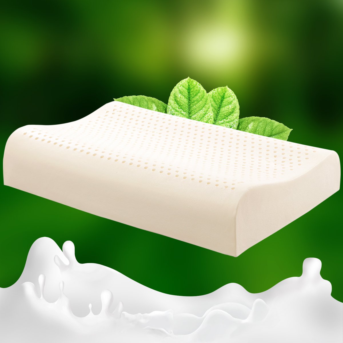 泰国进口天然乳胶儿童枕6-15岁 枕头 乳胶枕