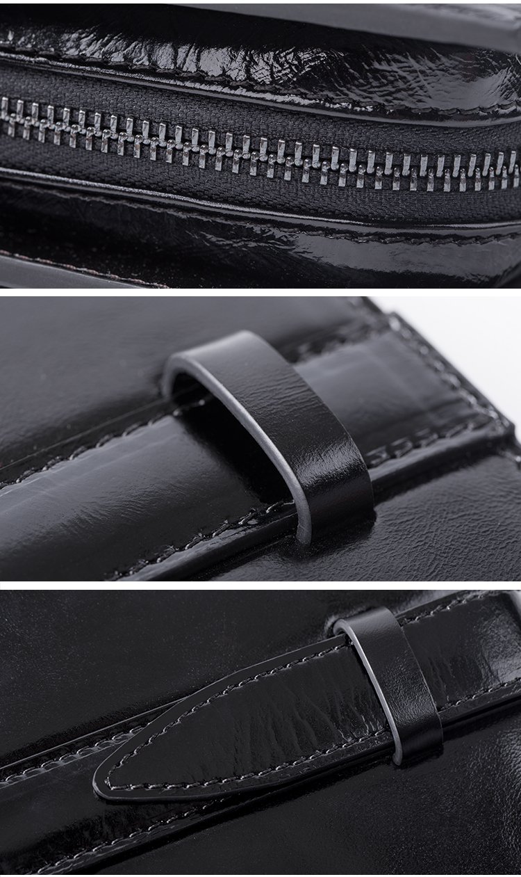 纯色 里材质: 涤纶 包袋大小: 小 内部结构: 多袋 流行元素: 皮带装饰