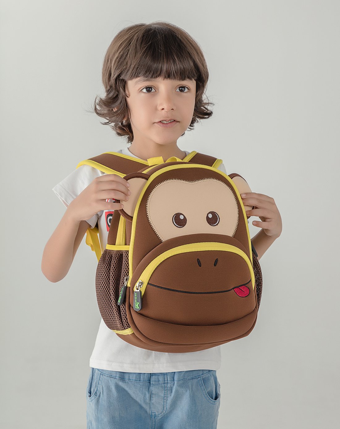 舒适减负大嘴猴儿童背包双肩包