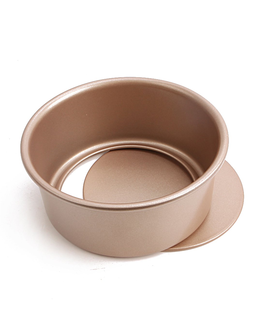 学厨8英寸不粘戚风海绵天使蛋糕模圆形活底蛋糕烘焙模具