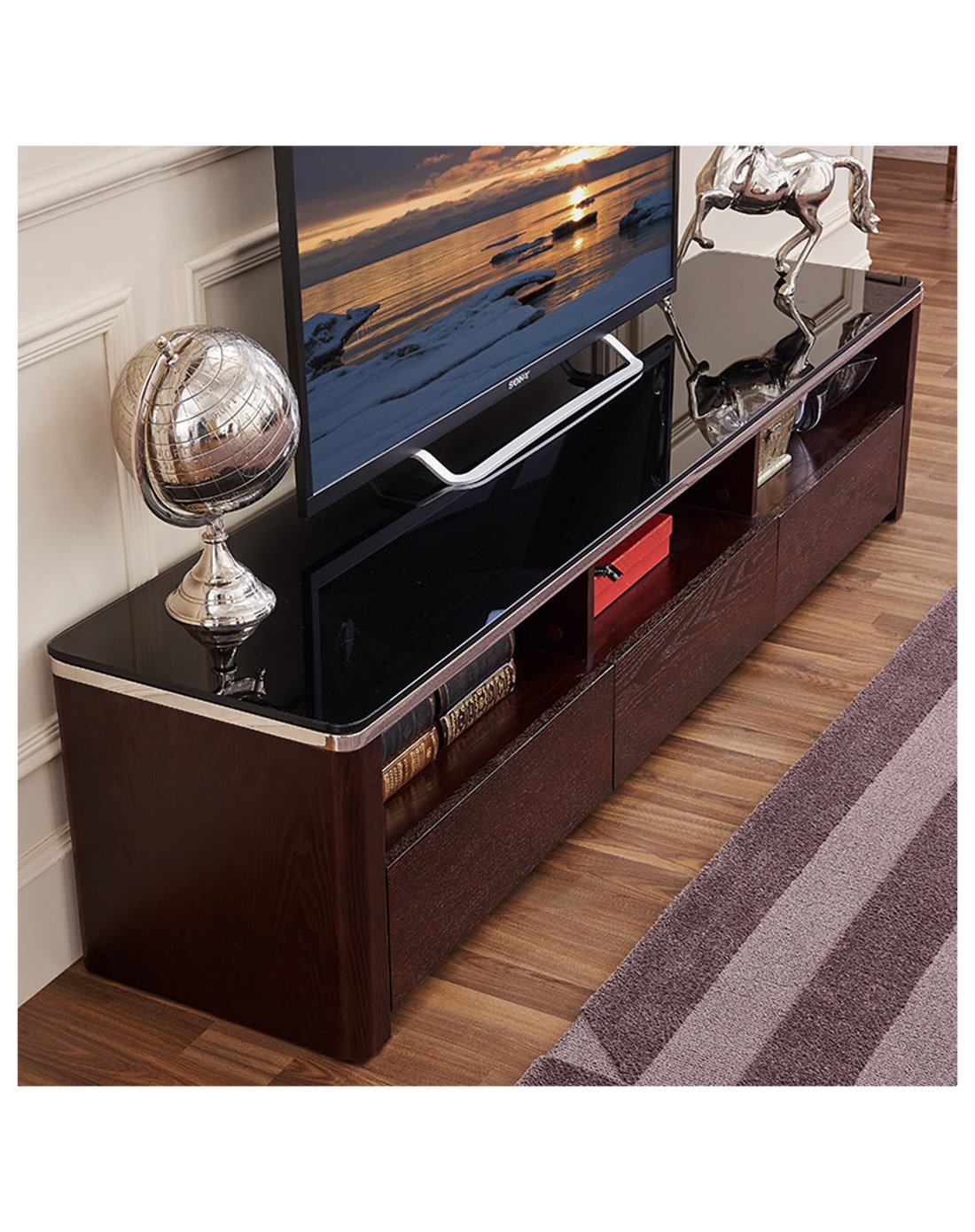 cheers 芝华仕 现代简约储物电视柜pt0001深色