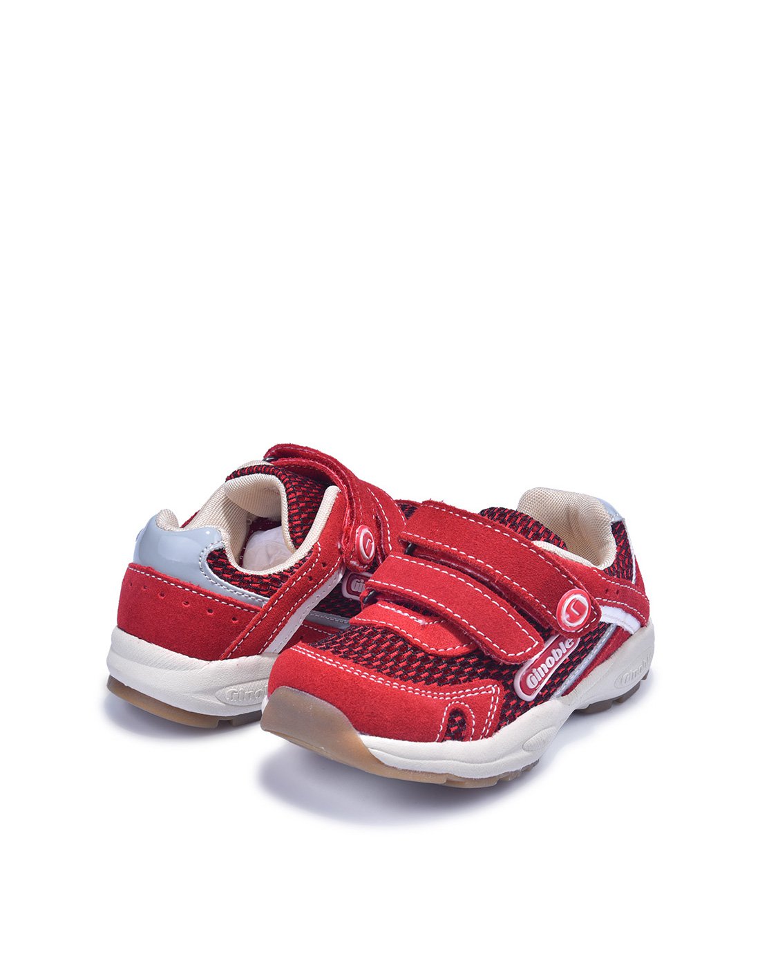 基诺浦软底防滑学步鞋199红色