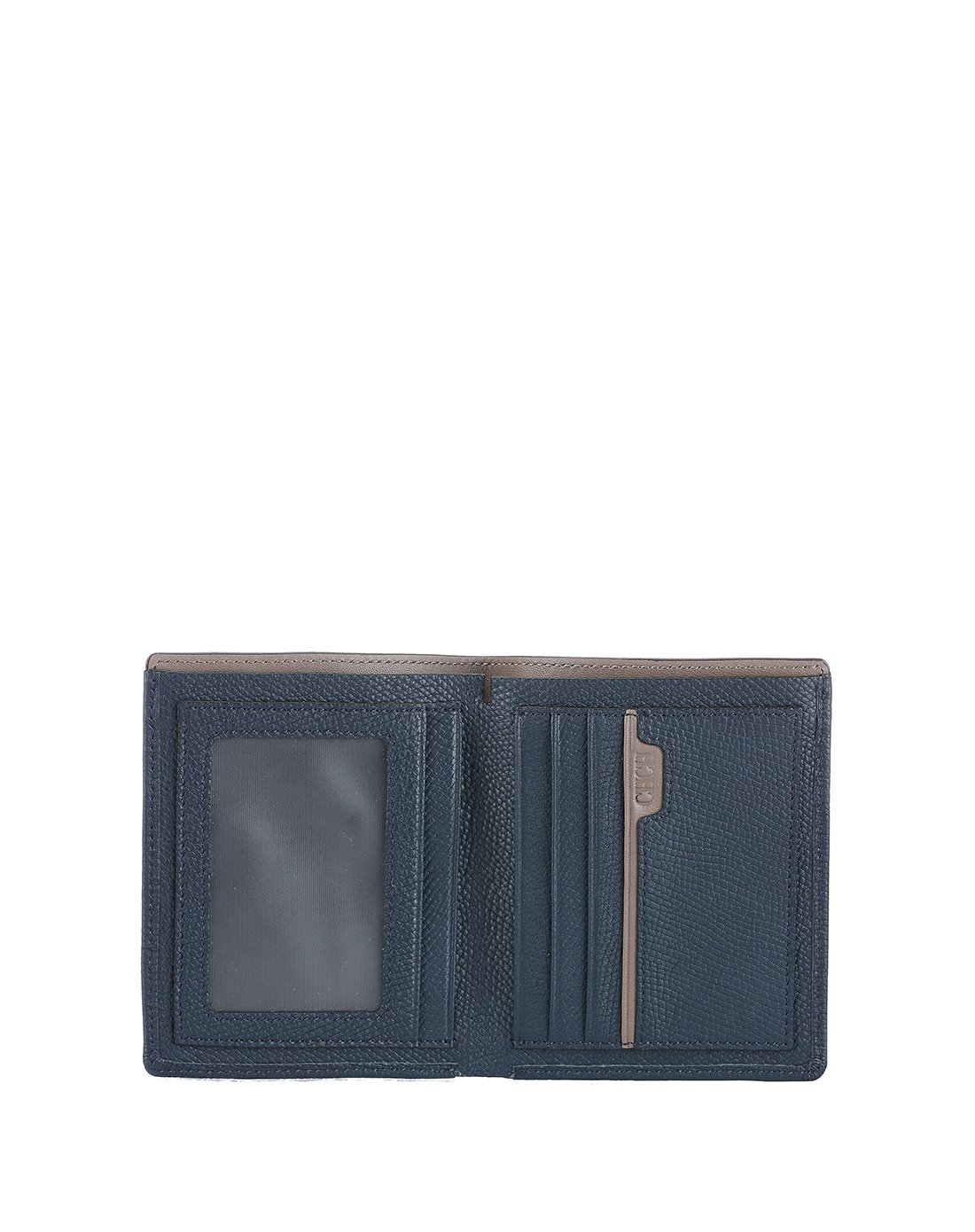 男士兰色牛皮革钱包