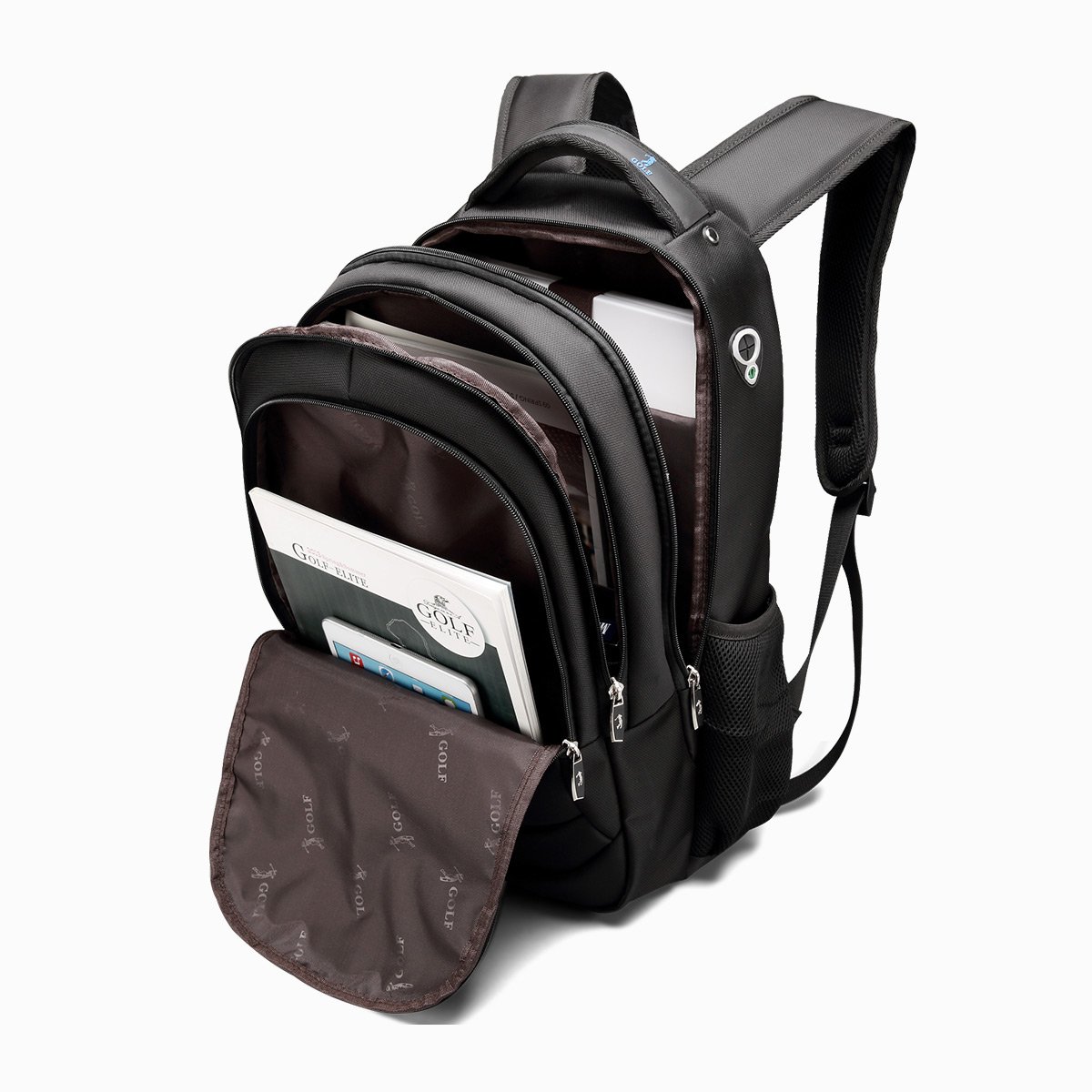 多功能中性时尚休闲多隔层电脑包学生书包双肩背包