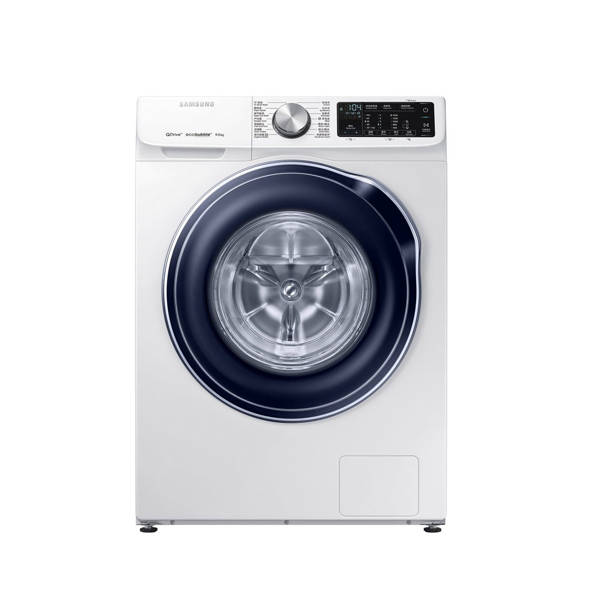 三星ww90m64fobw/sc 9公斤双驱双电机泡泡净滚筒洗衣机