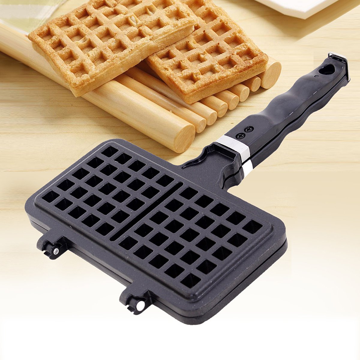 华夫饼模具家用烘焙格子烤盘蛋糕模具diy华夫饼模