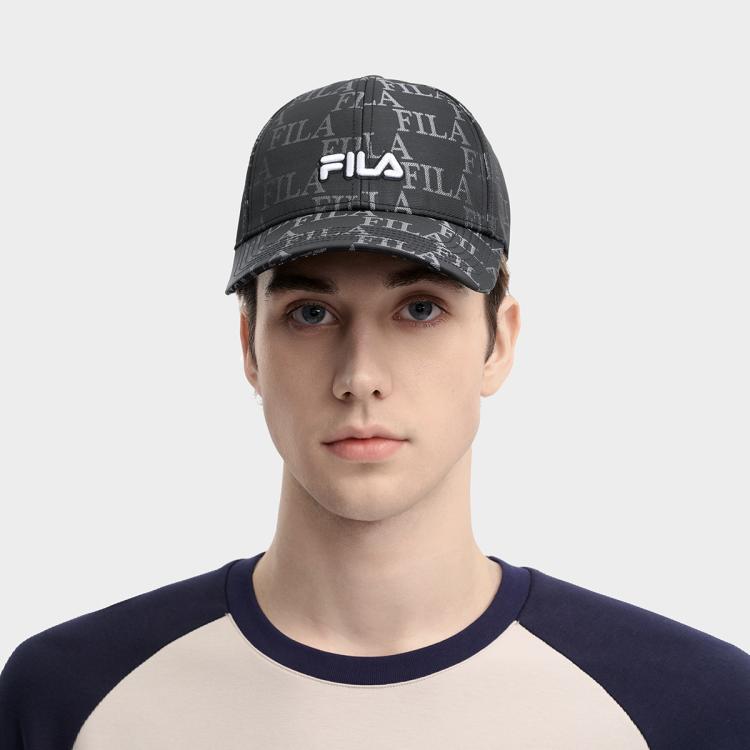 Fila 【情侣款】运动棒球帽男女同款时尚休闲遮阳帽硬顶鸭舌帽 In Animal Print