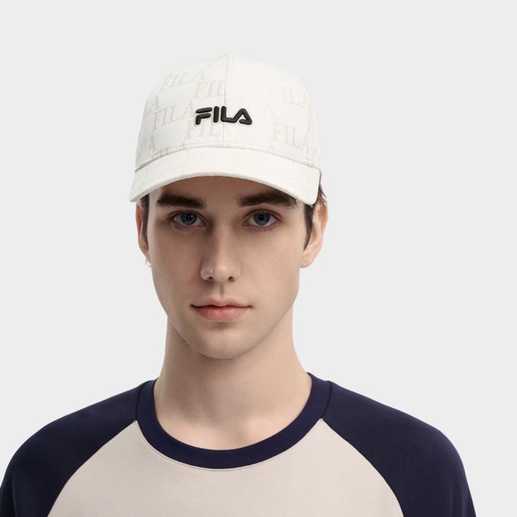 Fila 【情侣款】运动棒球帽男女同款时尚休闲遮阳帽硬顶鸭舌帽 In Animal Print