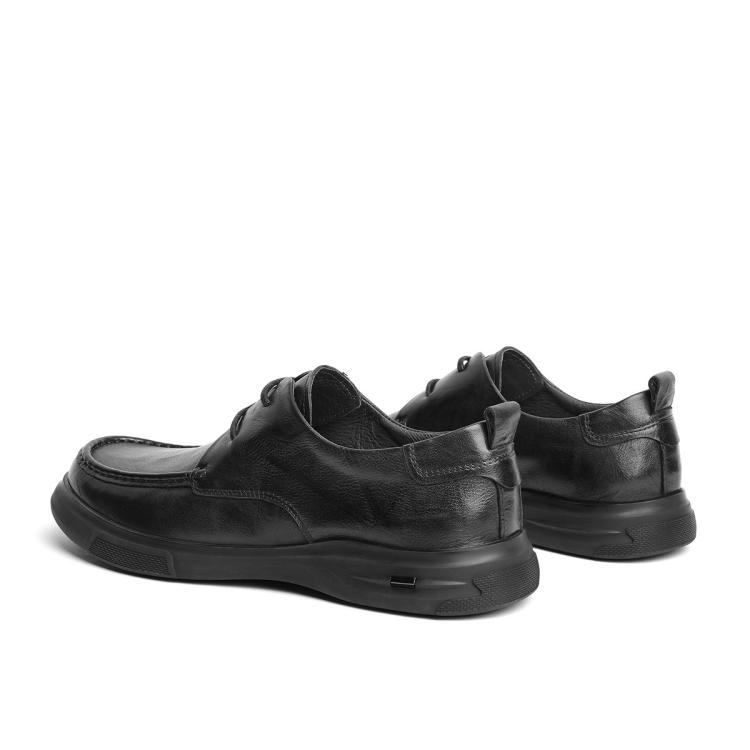 BELLE 【畅销推荐】百丽系带商务鞋男鞋秋舒适牛皮革爸爸鞋休闲皮鞋