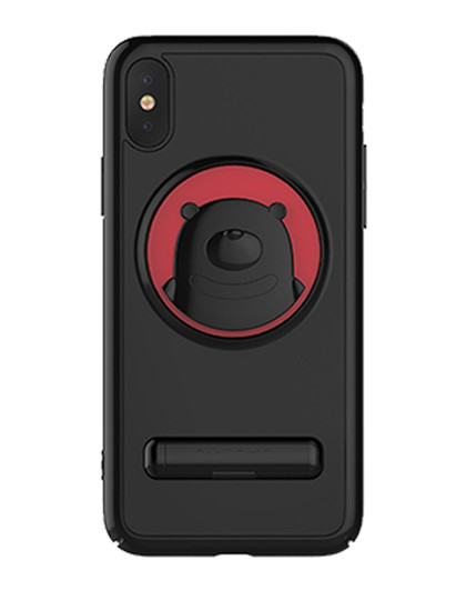 rock苹果x萌熊卡通手机壳iphonex全包防摔手机保护套