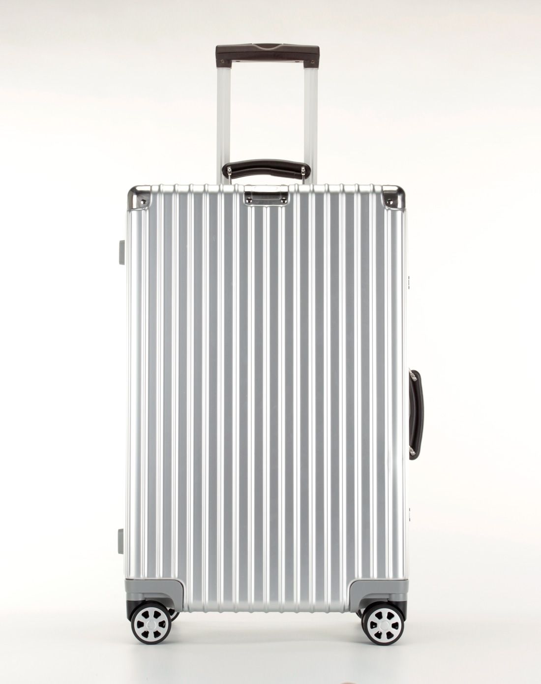 verri铝框海关锁皮把手银色拉杆箱20寸