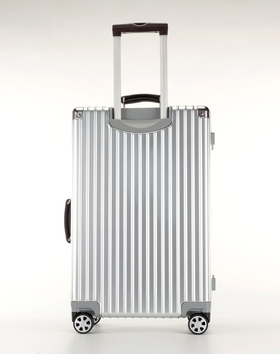 verri铝框海关锁皮把手银色拉杆箱24寸