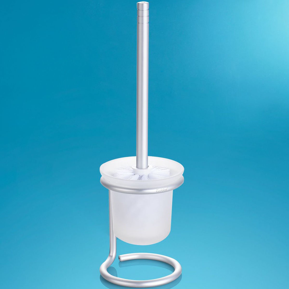 卡贝落地磨砂马桶刷杯