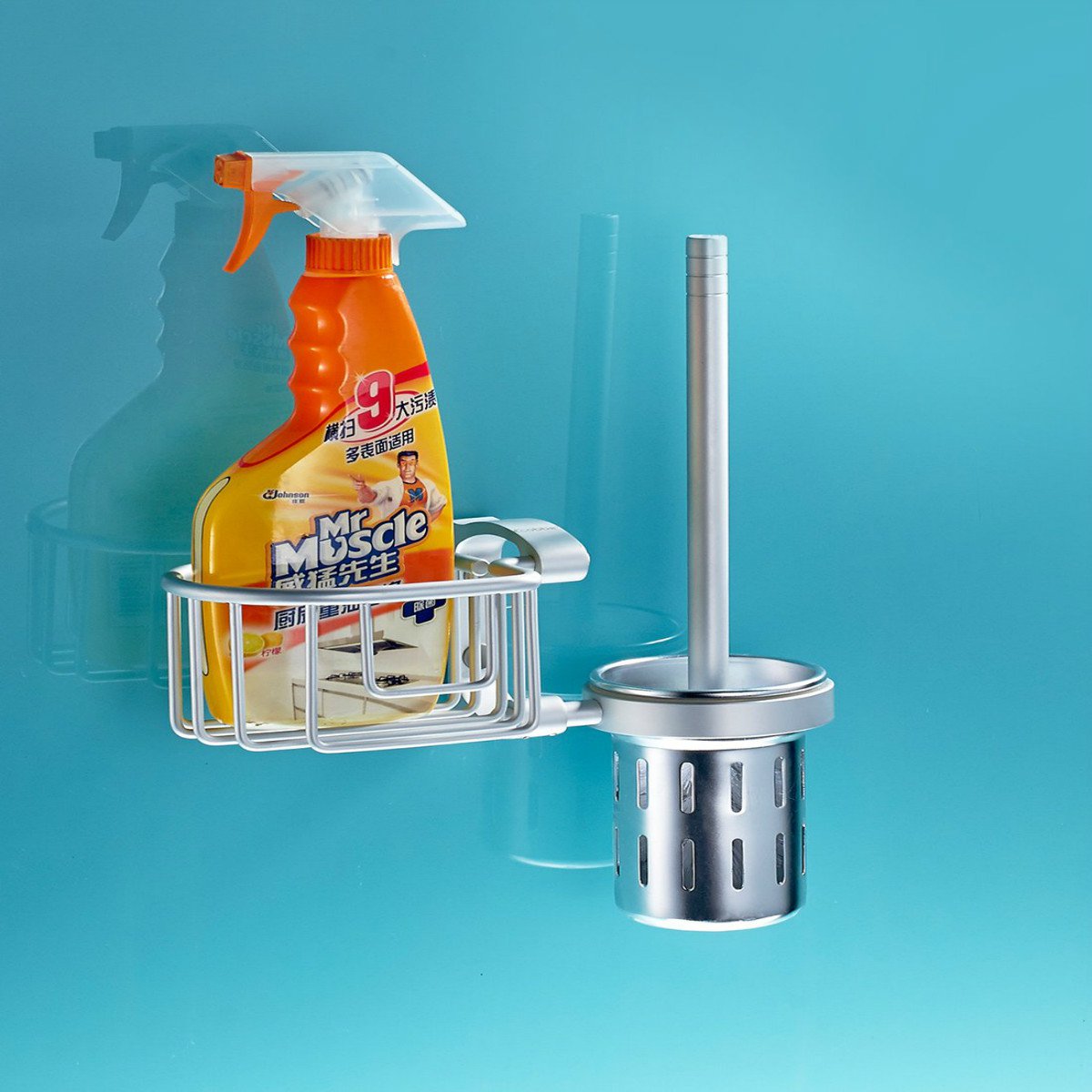 免打孔卫浴创意刷子厕所卫生间清洁用品洁厕刷坐便刷长柄马桶刷套装