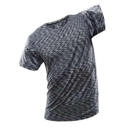 美国悍途 夏季男款短袖运动t恤 韩版潮流圆领透气户外弹力t恤