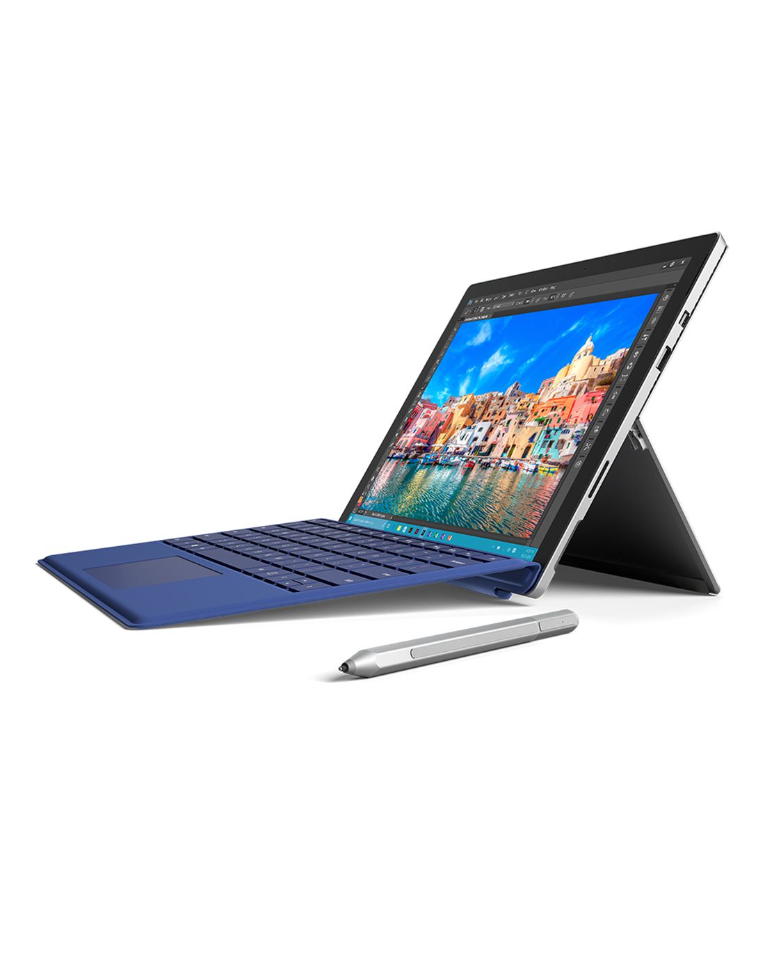 微软-microsoft电脑专场 微软i5 128g超薄平板电脑深蓝色键盘 7件套