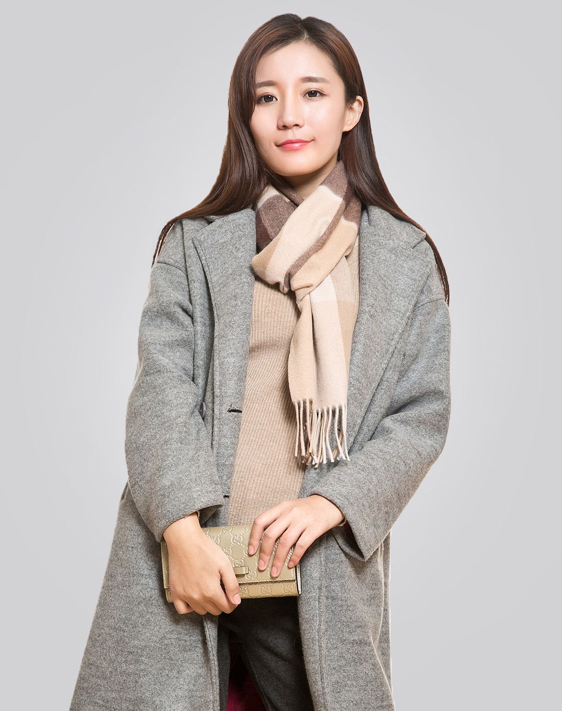 绝代佳人围巾专场绝代佳人 经典时尚水波纹羊绒围巾jrabw02059_唯品会