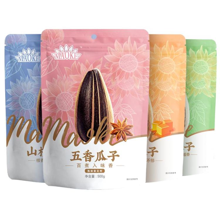 洽洽 毛嗑瓜子500g大包装五香焦糖山核桃炒货葵花籽休闲零食小吃