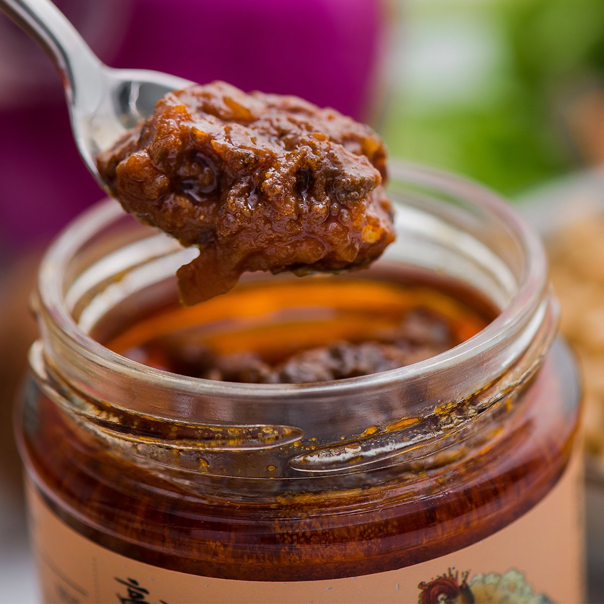 "酱"造经典美味-豪爷工坊罐头 儿童原味牛肉酱148g