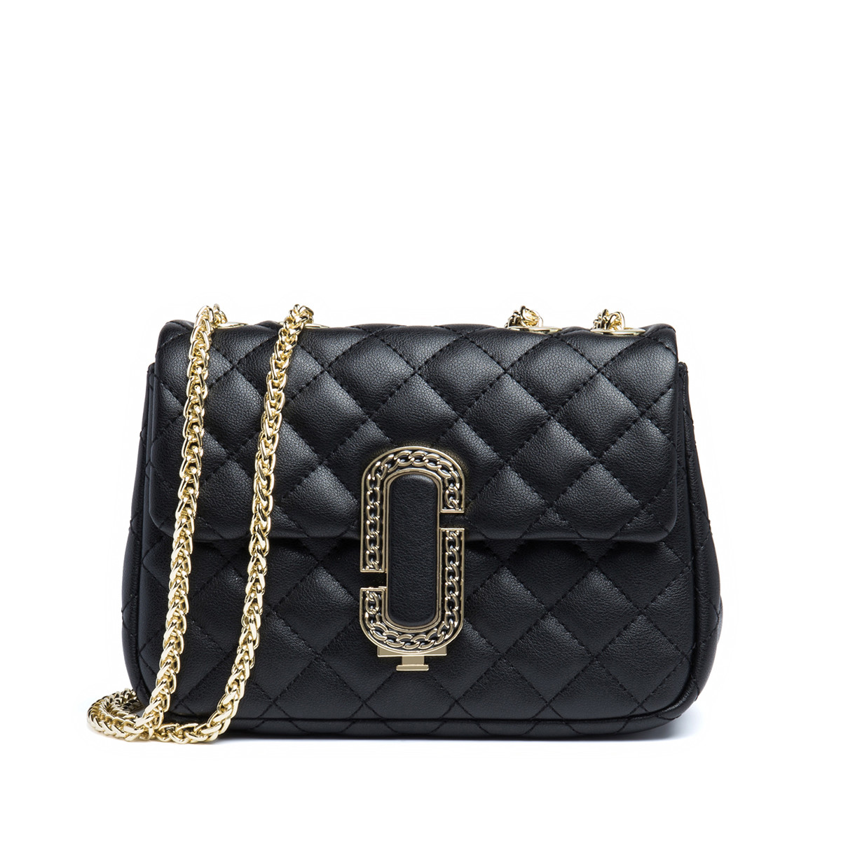 【唯品会】 viney2018新款女包小香风菱格链条包迷你小包单肩手提斜