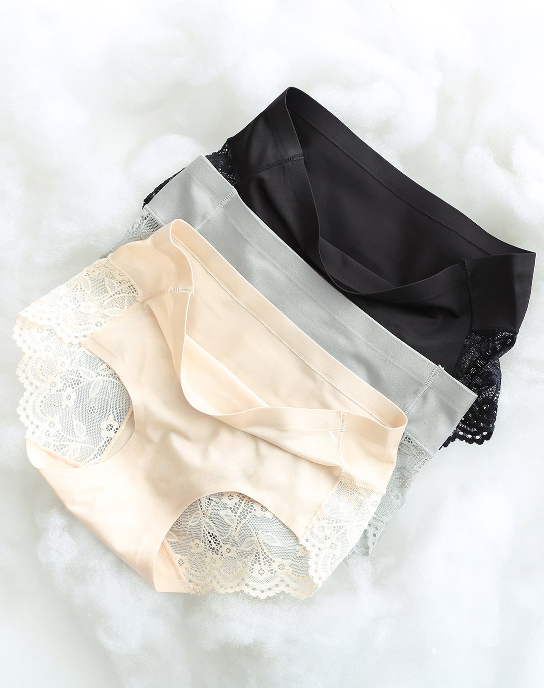 歌瑞尔幽妮甜美蕾丝性感舒适3条装女士组合内裤
