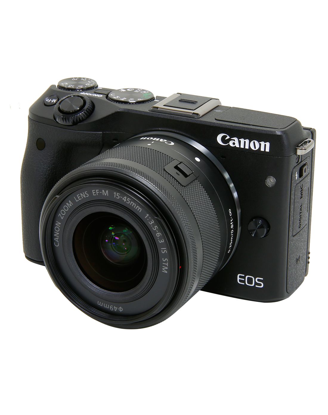 佳能eos m3 15-45mm黑色大师可换镜微单