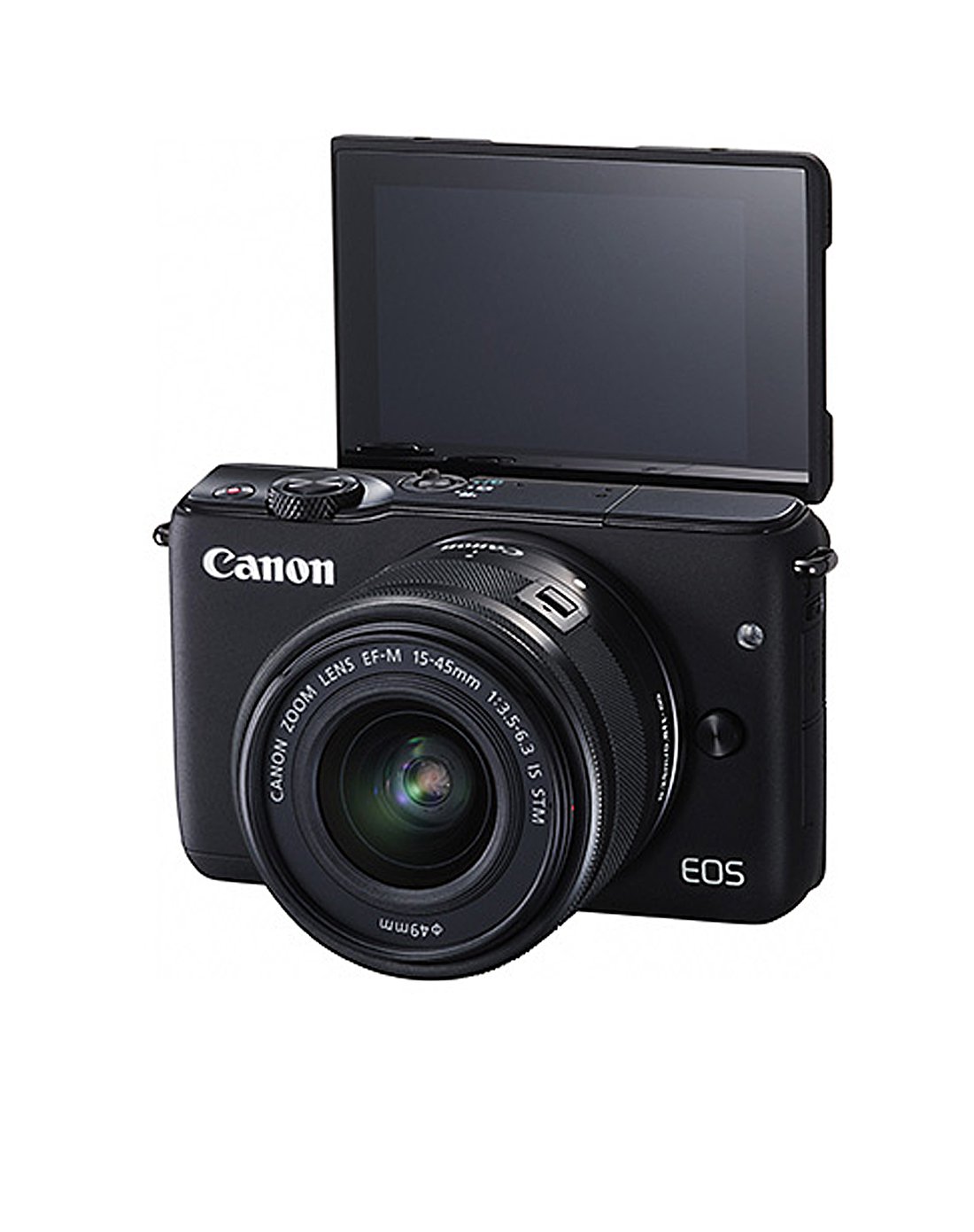 64g原装电池豪华套装 黑色 微单相机eos m10(15-45)黑64g卡佳能电