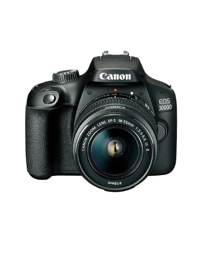 佳能新款唯品首发eos 3000d 单反相机64g卡超值套装