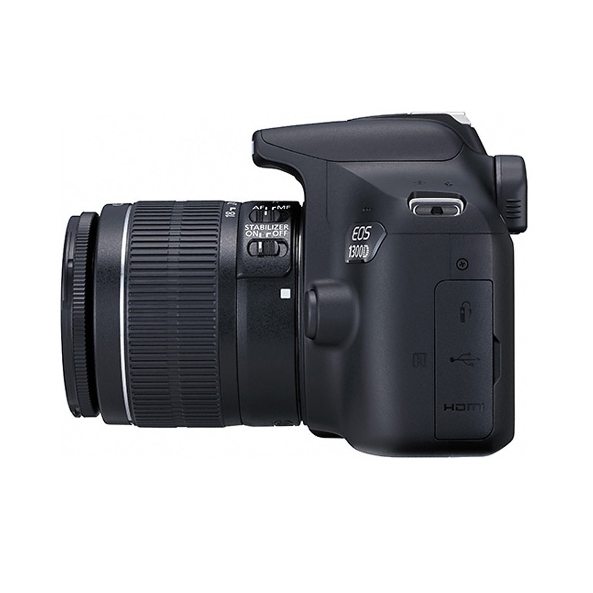 佳能eos 1300d(含18-55镜头) 单反相机爆款黑色 32g超值套装 内置wifi