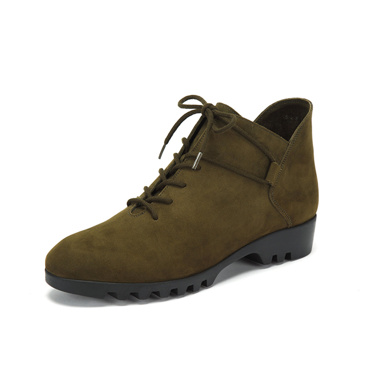 雅氏achette光面牛皮深口春秋平跟简约女单鞋