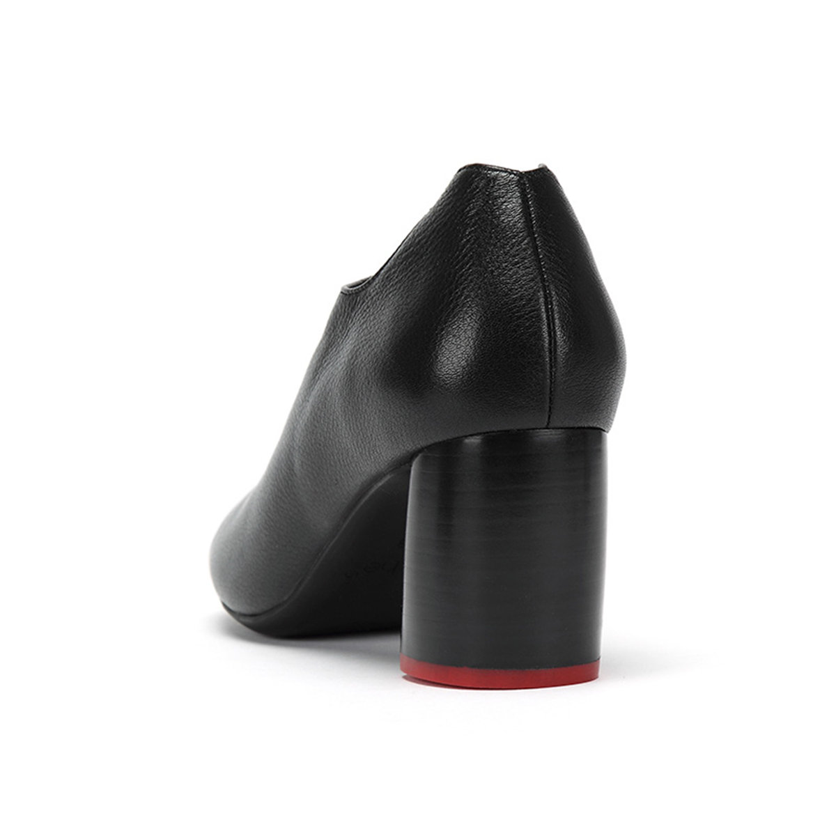 achette雅氏女鞋特卖旗舰店 雅氏achette光面软牛皮深口春秋中跟时尚